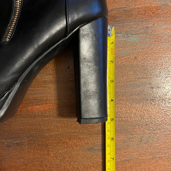 ShoeDazzle High Heels Ankle Boots Sz 9 - Picture 8 of 10